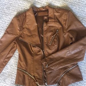 Brown Blanknyc Faux leather jacket